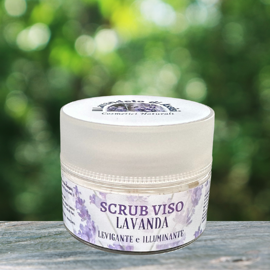 Lavender face scrub