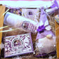 Confezione regalo Natale con crema mani, saponetta e gnomo alla lavanda, idea regalo originale