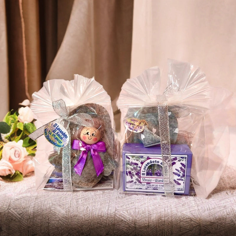 regali per la befana befanina imbottita di lavanda con saponetta artigianale idea regalo epifania profumata