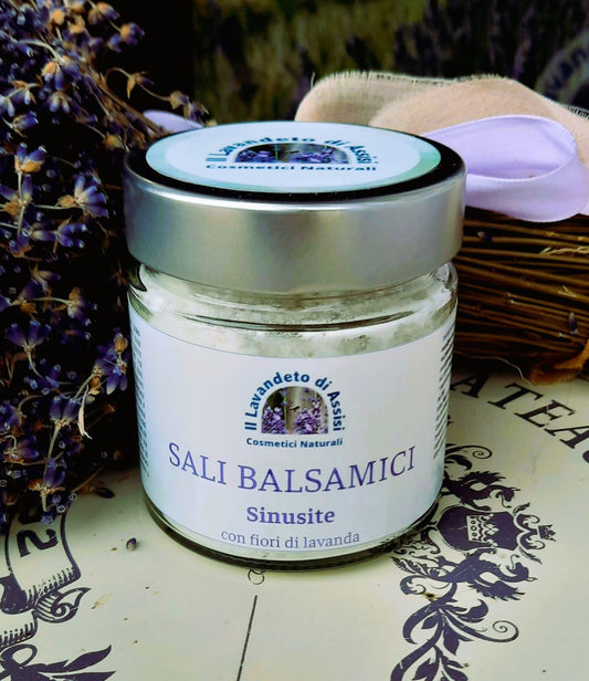 sali balsamici per sinusite alla lavanda per inalazioni a vapore e benessere delle vie respiratorie