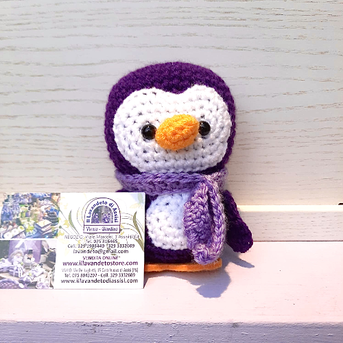 Pinguino uncinetto